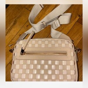 Cream crossbody bag